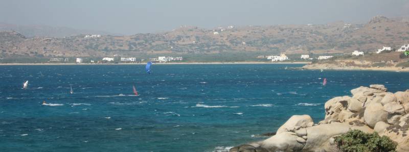 mikri vigla naxos kitesurf